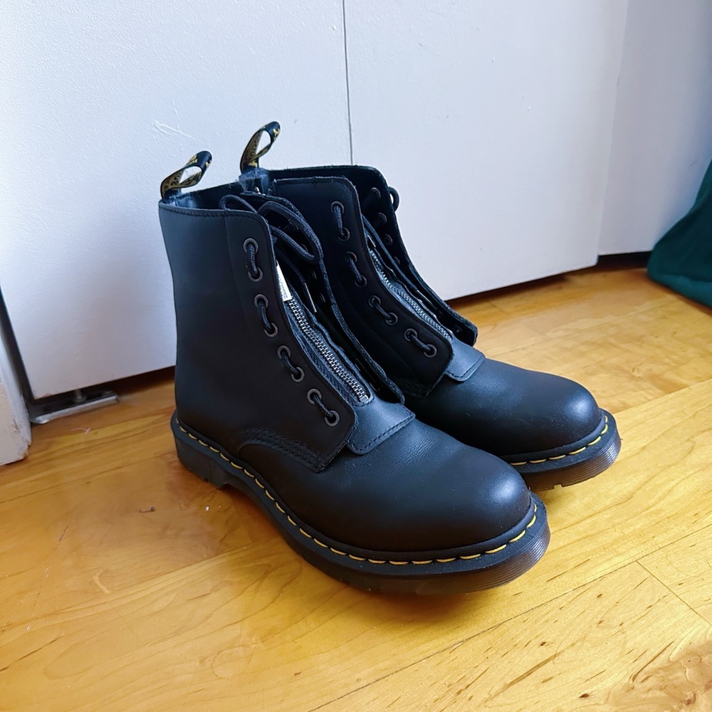 ♣️🏴‍☠️♠️Dr.Martens zipper boots ♠️🏴‍☠️♣️